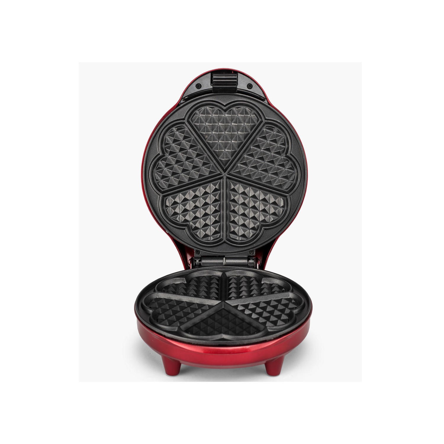 GOURMET GADGETRY XS14 Retro Diner Waffle Maker Metallic Red